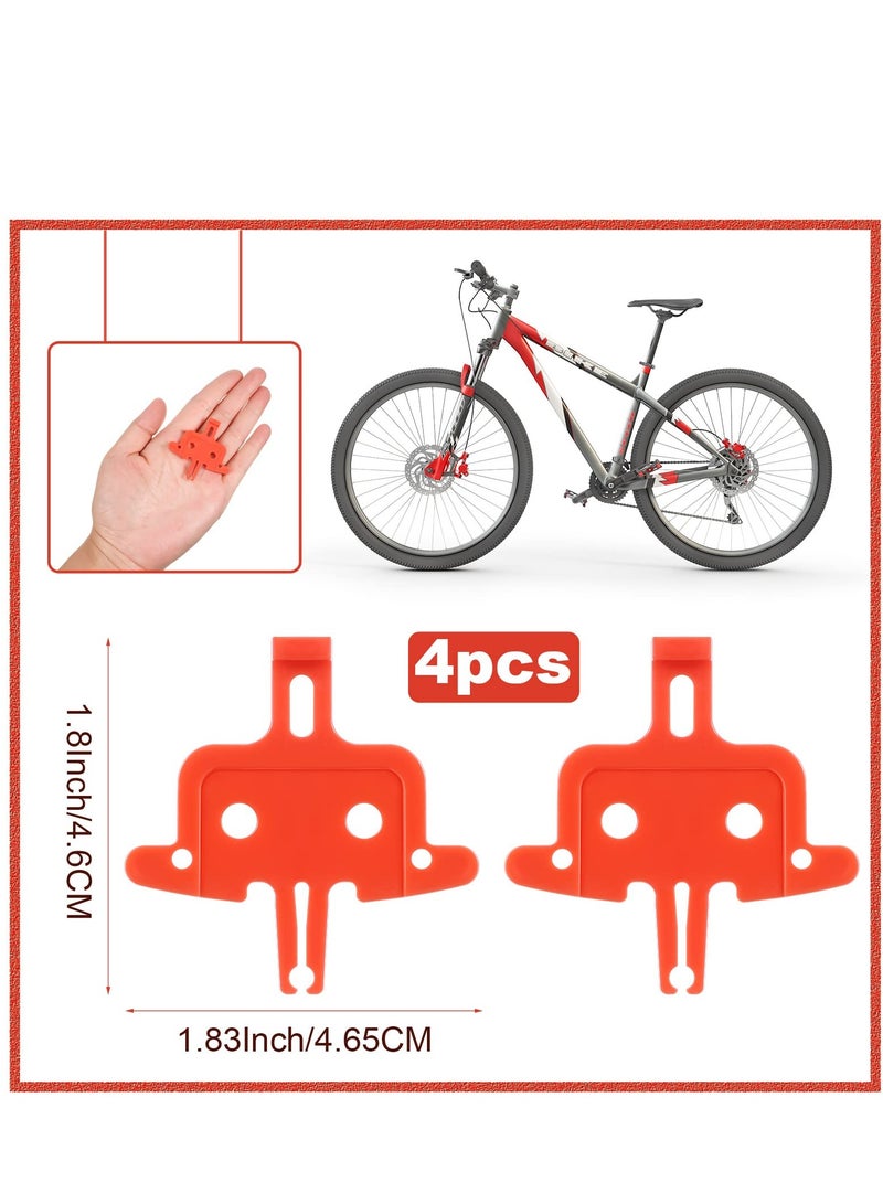 SYOSI 6 Pieces Bicycle Brake Spacer Disc Bicycle Brake Pad Spacer, Hydraulic Disc Brake Pad Spreader Instert Tool, Compatible with Shimano, MTB, Mountain Bike Road Bike - Image 2