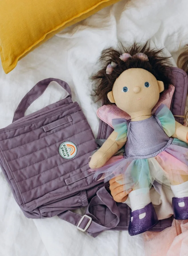 Olli Ella Carrie Convertible Changing Set Lavendar