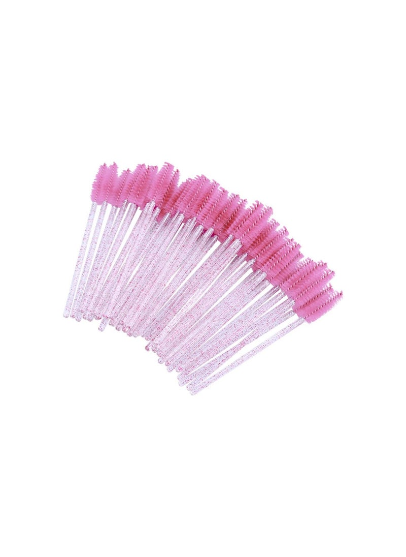 Mn - 50 Piece Disposable Eyelash Eyebrow Spoolie Brush - Image 1