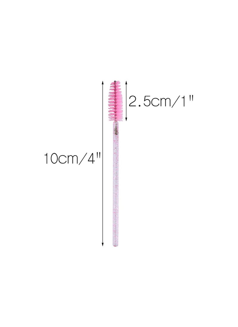 Mn - 50 Piece Disposable Eyelash Eyebrow Spoolie Brush - Image 1
