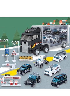 Portable Storage Container Truck Alloy Engineering Special Police Car Model Boy Toy Set - pzsku/Z27CF0B42EC557EF145AFZ/45/_/1703750159/caaf472e-1ef3-4da4-8fcc-cf86bbea48b5