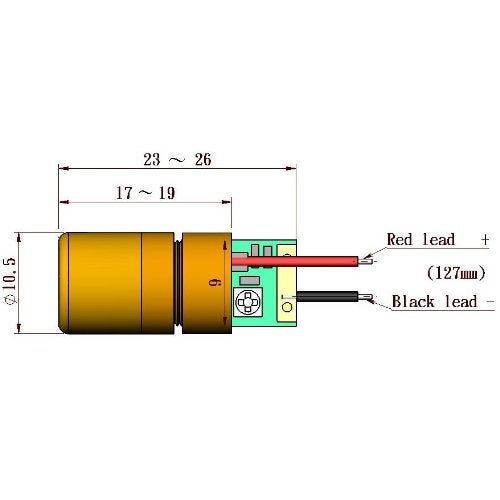Infiniter Quarton Laser Module VLM-635-02 LPT (Adjustable DOT Laser) - Image 2