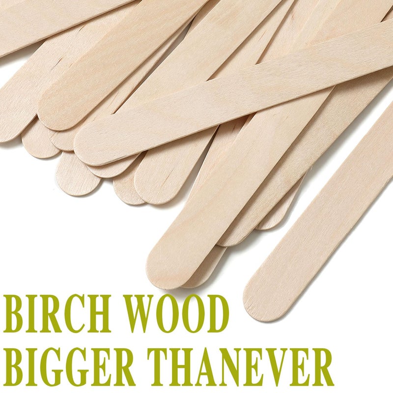 Borogo 150PCS Waxing Sticks for Hair Removal - Borogo 5.5 inch Premium Splinter-Free Wooden Sticks for Waxing, Wax Stick for Body and Face Waxing - Image 5