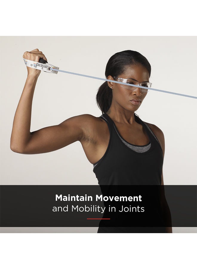 TheraBand Professional Latex Resistance Tubing – 7.6m (25 Foot) Dispenser Box – Special Heavy Resistance for Strength Training & Clinical Rehab – Silver (Level 7) - Image 3