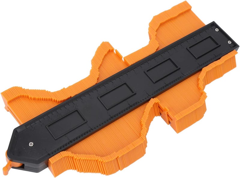 klarako Contour Gauge, Gauge Contour Measuring Tool, 9.8in Contour Gauge Duplicator Tool with Lock, Shape Duplicator Gauge Tool for Woodworking DIY Project Home Improvement - Image 1