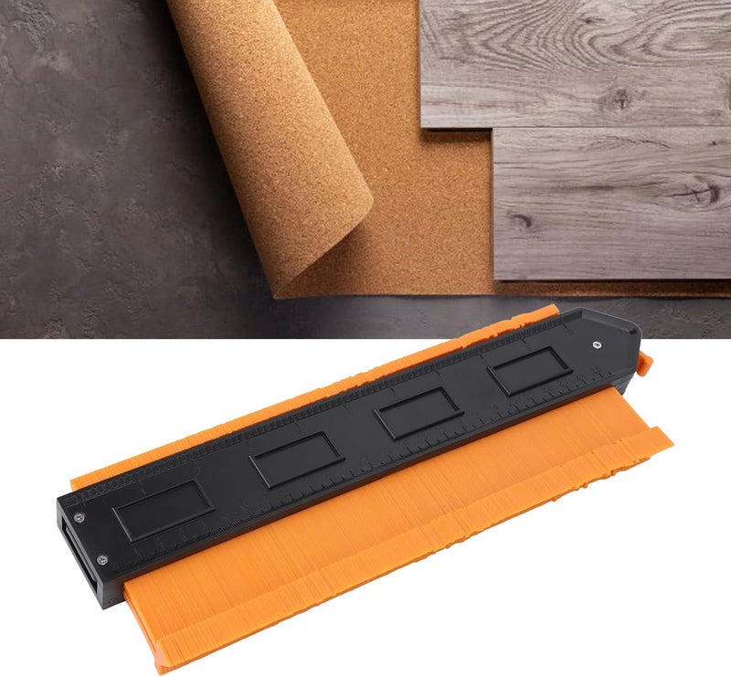 klarako Contour Gauge, Gauge Contour Measuring Tool, 9.8in Contour Gauge Duplicator Tool with Lock, Shape Duplicator Gauge Tool for Woodworking DIY Project Home Improvement - Image 4