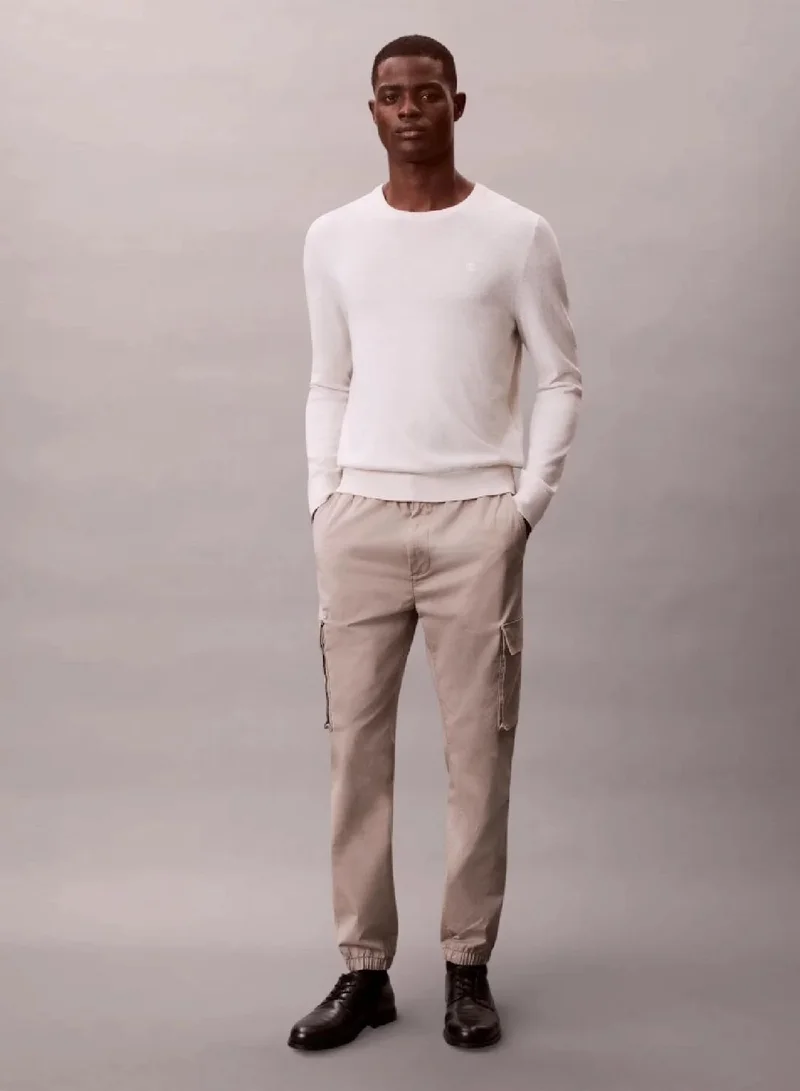Skinny Twill Cargo Pants