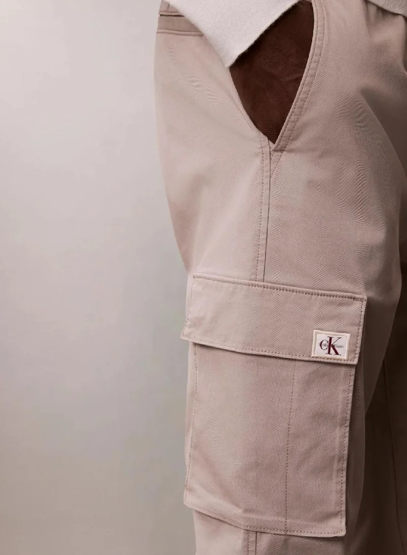 Calvin Klein Jeans Vintage Khaki Skinny Twill Cargo Pants for Men | Best Price UAE
