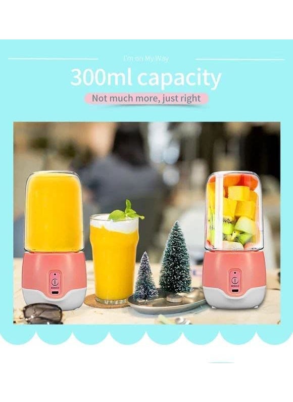SGMSC SGMSC Portable Rechargeable Electric USB Juicer Mixer with 6 Blades MULTI Color 1 Pcs JUICER20  - Image 3