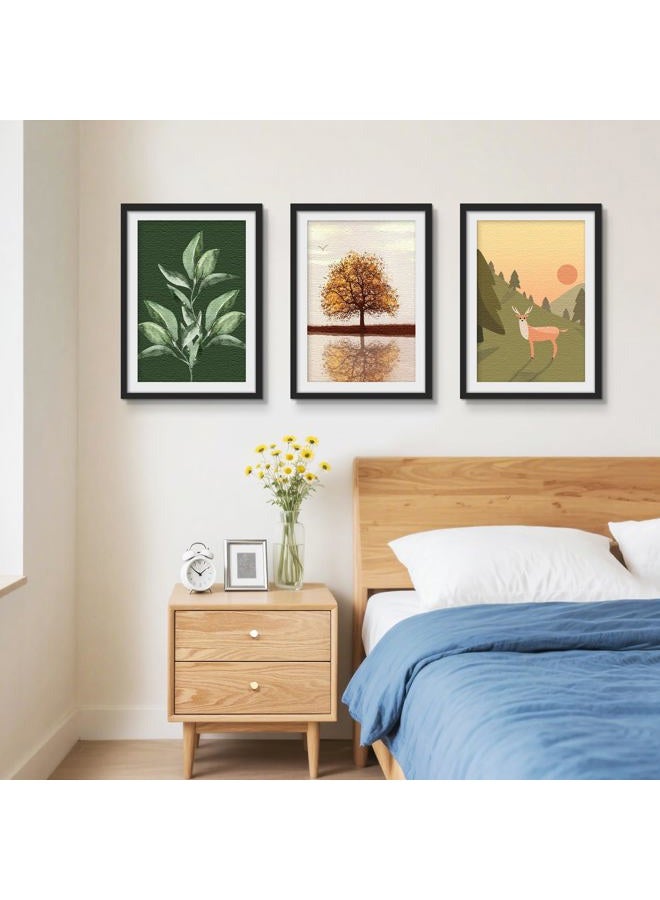 Picrit 19x27 Picture Frame 3 Pack, Black Poster Frame, Display Poster 16 x 24 with Mat or 19 x 27 Without Mat for Horizontal or Vertical Wall Mounting. - Image 3