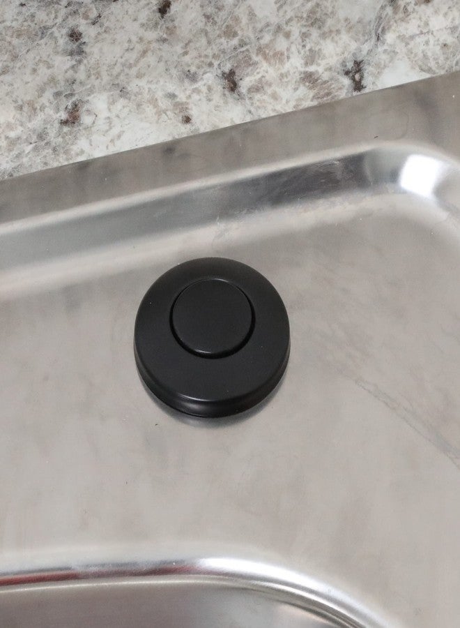 Danco Kitchen Sink Top Mount Air Switch for Garbage Disposals Replacement Button in Matte Black (12067) - Image 2