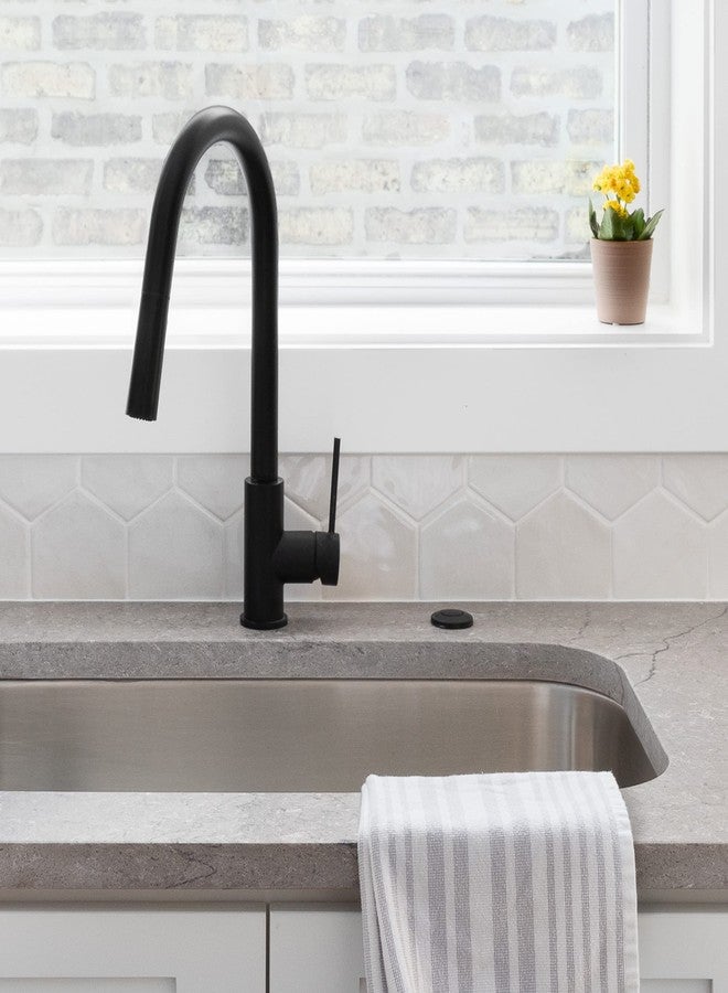 Danco Kitchen Sink Top Mount Air Switch for Garbage Disposals Replacement Button in Matte Black (12067) - Image 3