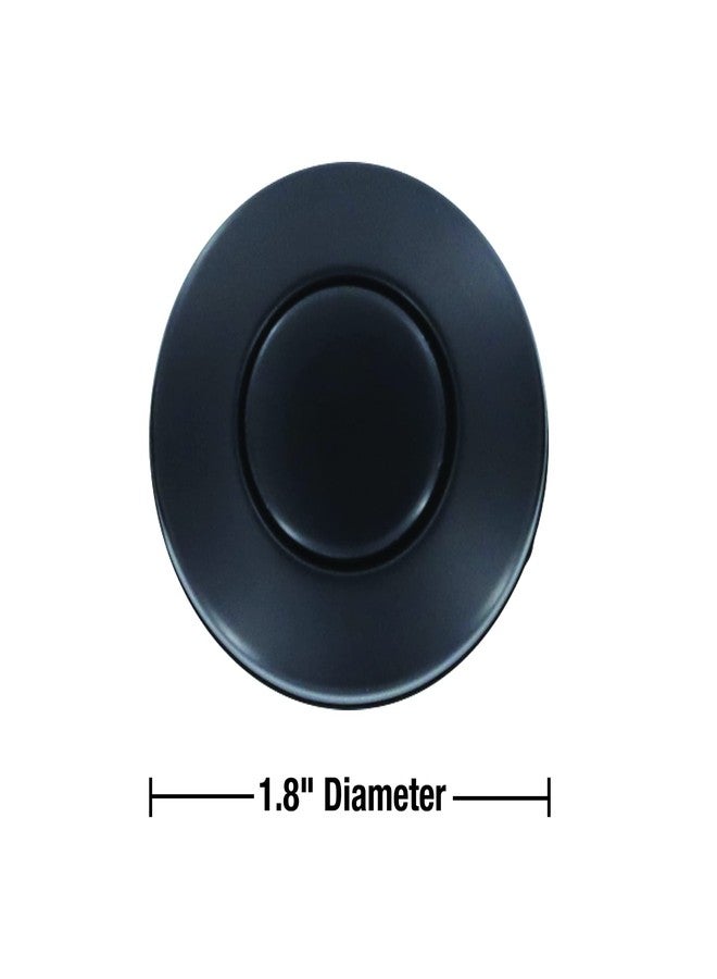 Danco Kitchen Sink Top Mount Air Switch for Garbage Disposals Replacement Button in Matte Black (12067) - Image 5