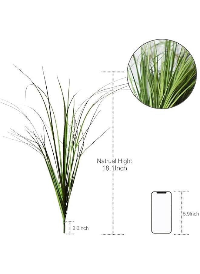 Generic 16PCS Artificial Plants,Artificial Shrubs Wheat Grass Greenery,Artificial Greenery Stems Fake Outdoor Plants for Home Decor,Fake Tall Grass Artificial Grass Plant for Outdoor Indoor Decor  - Image 2