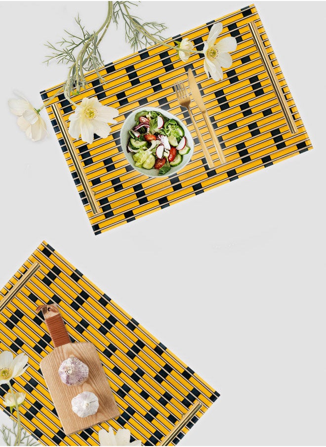 LOWHA Decorative Acrylic Serving Tray with Gold Color Metal Handles Colored Rectangle 20x30cm  - Image 4