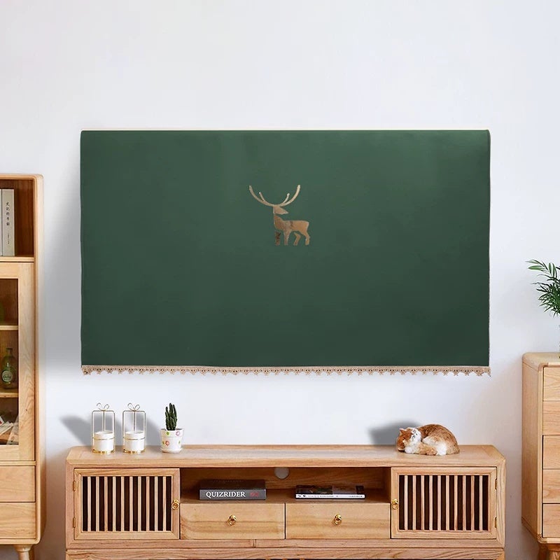 TV dust cover cover 2025 new light luxury high-end cover 55 inches 65 inches 75 inches TV cover - Image 3