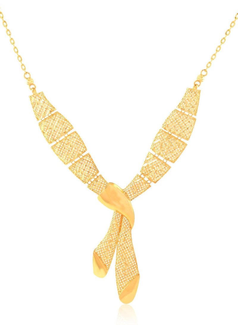 BAFLEH JEWELLERY Discover Timeless Elegance with Our Lightweight 22kt Gold Necklace Set – A Signature Masterpiece by Bafleh Jewellery  - Image 2