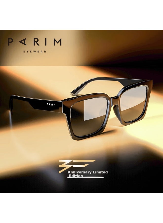 Parim Square Sungl Men High-end Retro Polarized Driving Gl Women Summer Uv Protection 76030 - Image 2