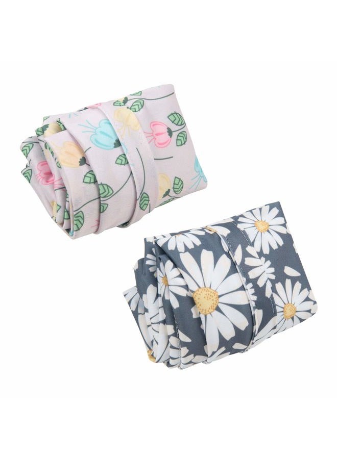 ALVABABY 2pcs Cloth Diaper Wet Dry Bags Waterproof Reusable with Two Zippered Pockets Travel Beach Pool Daycare Soiled Baby Items Yoga Gym Bag for Swimsuits or Wet Clothes L0821 - Image 3