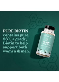 Eu Natural Eu Natural BIOTIN 5000 mcg – Healthier Hair Growth, Stronger Nails, Glowing Skin – 120 Vegetarian Soft Capsules  - Image 2