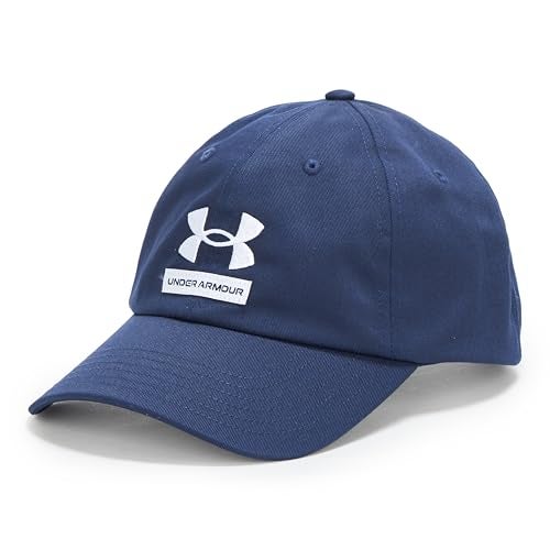 Under Armour Men's Branded Hat, (410) Midnight Navy / / White, One Size Fits Most - Image 4