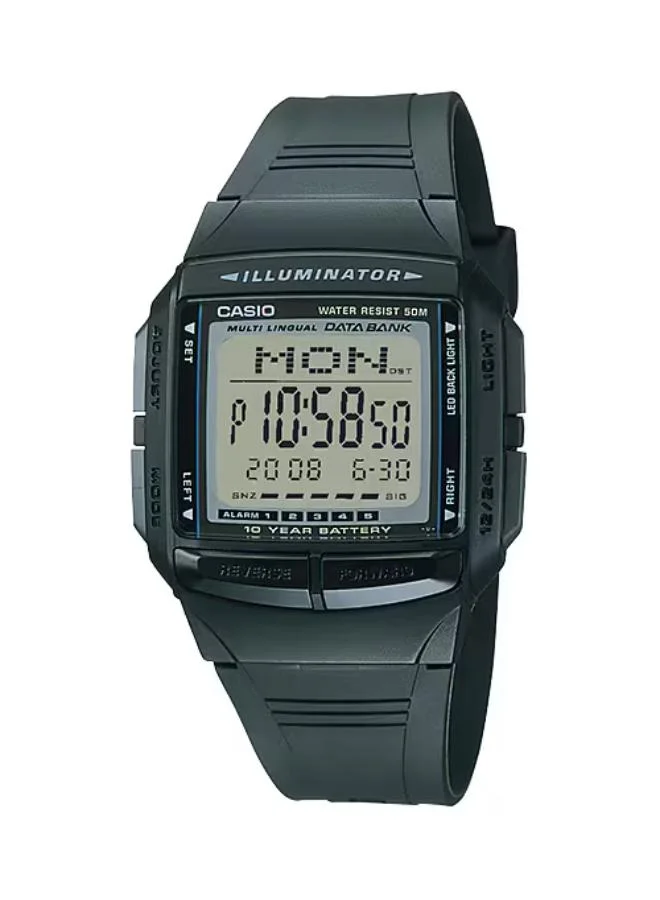CASIO Men's Resin Digital Watch DB-36-1AVDF - 36.3 mm