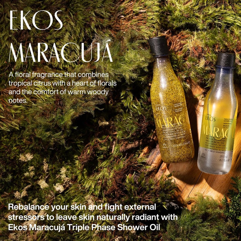 natura - Passion Fruit Triple Phase Body Oil â€“ MaracujÃ¡ Oil Moisturizer for Soft Glowing Skin, Vegan Skincare, Hydrating & Nourishing Brazilian Beauty â€“ 6.7 fl oz (200ml) - Image 3