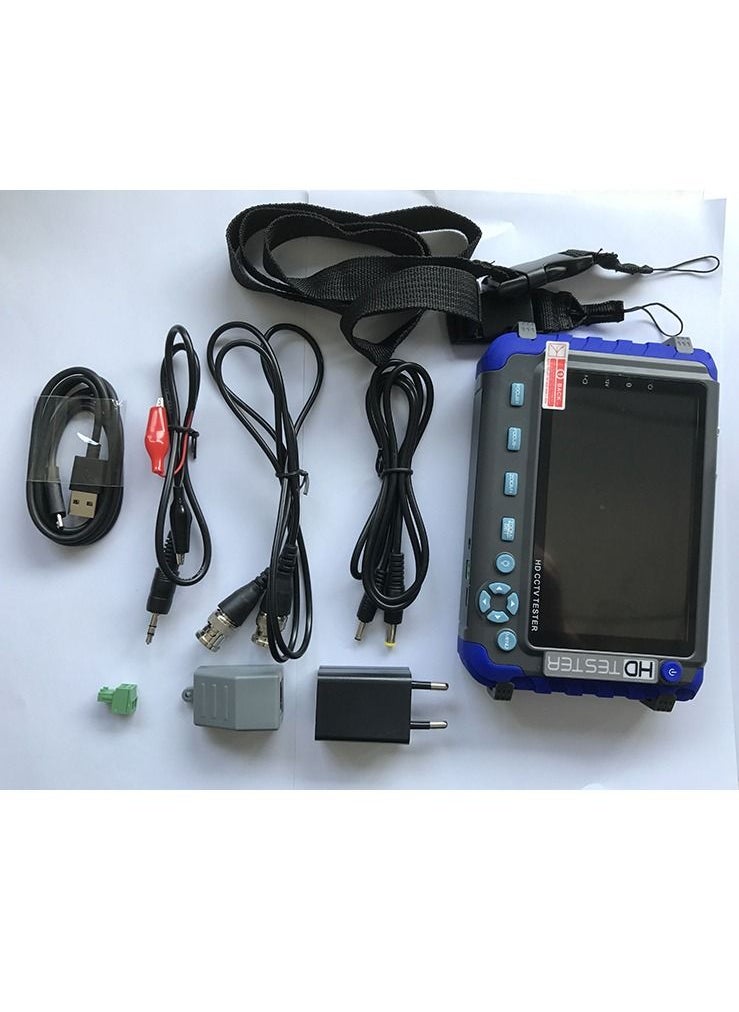 Professional CCTV Testing Tool 5 Inch TFT LCD 5MP AHD TVI 4MP 3MP CVI CVBS CCTV Camera Tester Monitor Support PTZ UTP