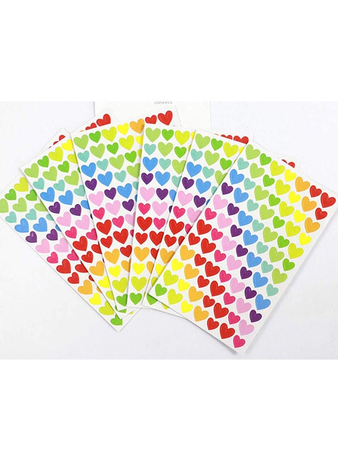 نيبمينينت مجموعة ملصقات على شكل قلب من 30 ورقة 15x10سم - Image 2