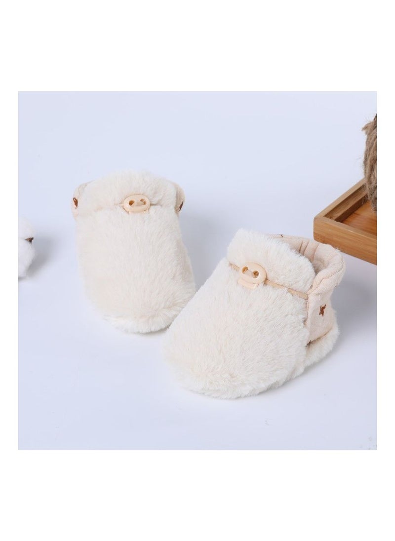 Loquat Suitable For Baby Warm And Comfortable Cotton Shoes 
