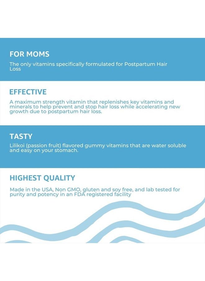 BABY BLUES - Postpartum Hair Loss Vitamins - Full Hair Cycle Pack - with Biotin, Collagen, & Folate - Image 1