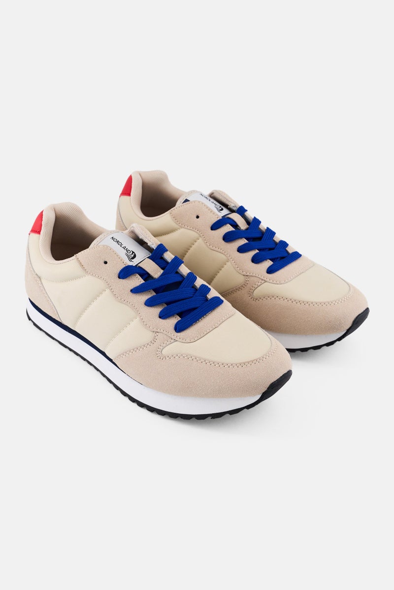 Nordland Men Lace Up Outdoor Shoes, Beige - Image 1