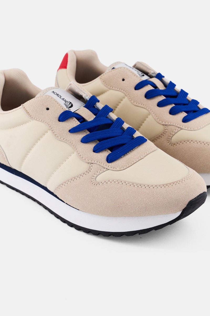 Nordland Men Lace Up Outdoor Shoes, Beige - Image 2