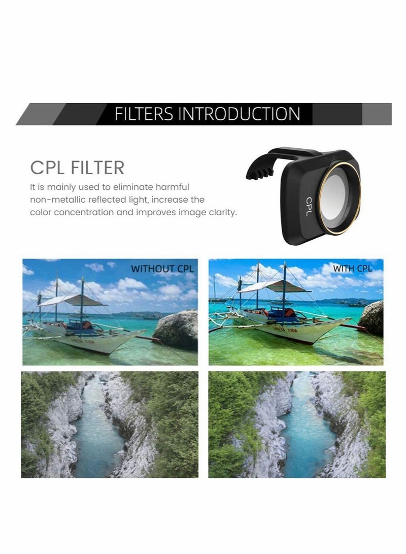 Barakah Lens ND Filters Set(CPL ND8 ND16) Multi Coated Filters Combo Camera Lens Compatible with DJI Mavic Mini 2/Mini/Mini SE Drone-3 PCS) - Image 2