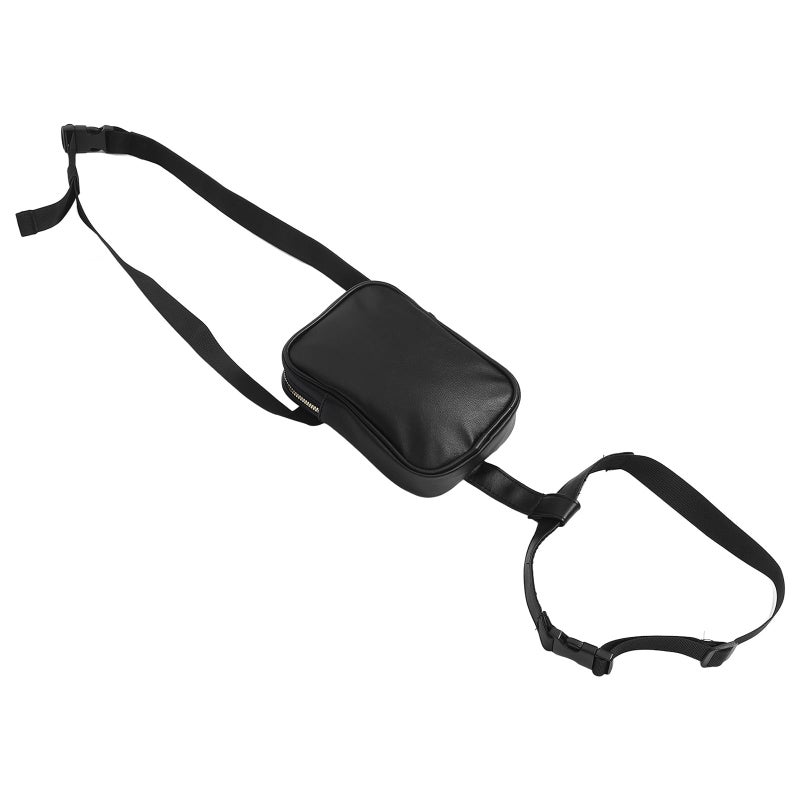 Adjustable Black Leg Pouch For Running Cycling Hiking Outdoor Sports Phone Bag - Image 2