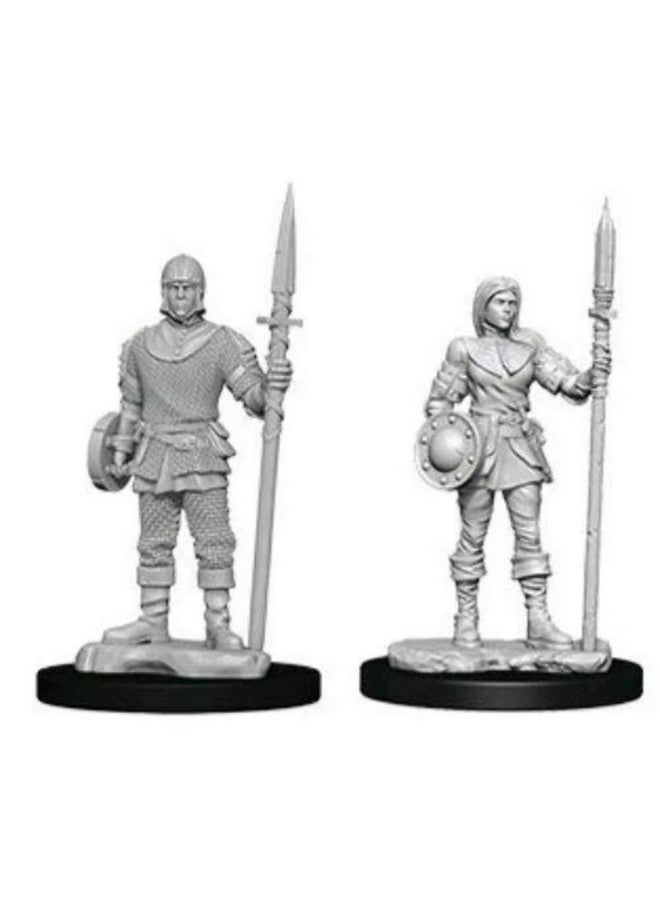 Dungeons & Dragons WizKids Deep Cuts Unpainted Miniatures: Wave 10: Guards
