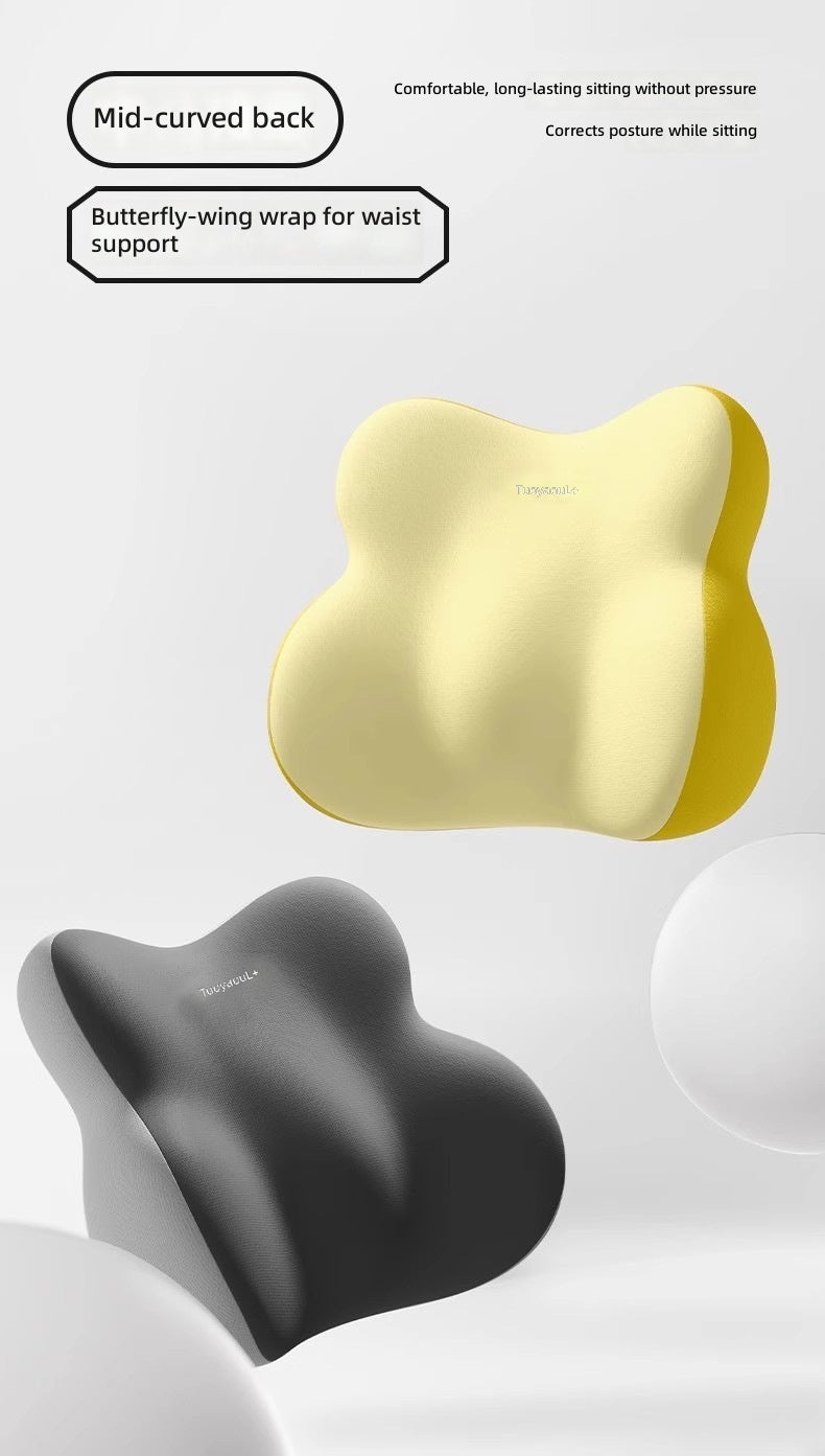 Car Lumbar Support Pillow with Headrest, Memory Foam Cushion for Seat Comfort - Wholesale  Available - Image 4