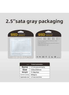 Generic Direct SSD Packaging Box SATA2.5 SSD M.2 Neutral Universal Packaging Box-Color:M.2 Red Folding Blister Packaging-Capacity:Universal  - Image 3