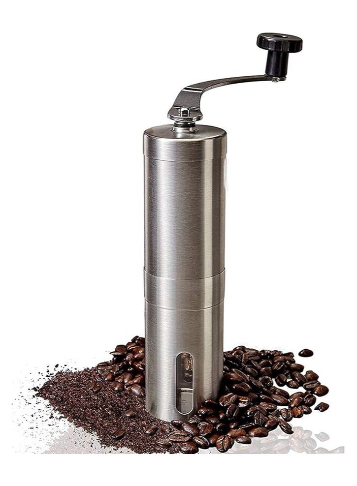 Silver Manual Coffee Bean Grinder - Image 1