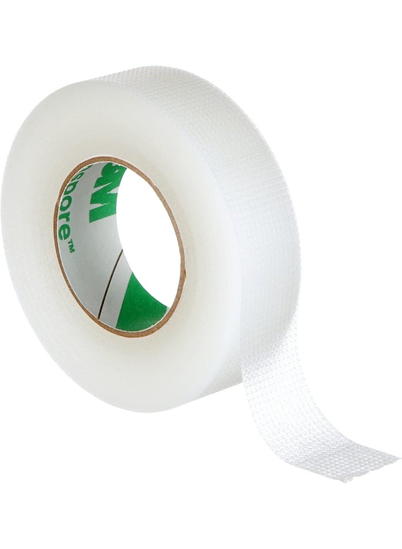 3M 1527-0 Transpore Tape  2 Rolls 0.5 inc x 10 yd (1.25cm x 9.14m) - Image 1