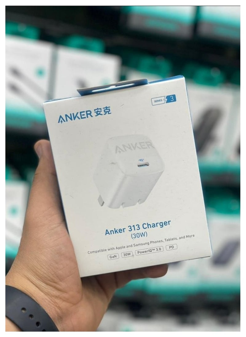 شاحن سريع Anker 313 بقوة 30 وات المنافذ: منفذ USB-C واحد يوفر شحنًا سريعًا بقوة 30 وات للأجهزة المتوافقة، بما في ذلك iPhone وiPad وSamsung وMacBook Air. - pzsku/Z27D06B09E75832515CD0Z/45/_/1729952246/a78676e3-85d9-4969-b5d8-f5537f614ad4