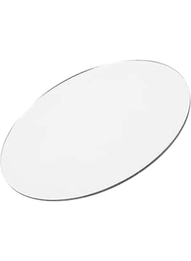 Acrylic Circle Mirror Display Studio Photo Prop Lightweight Reflective - Image 1