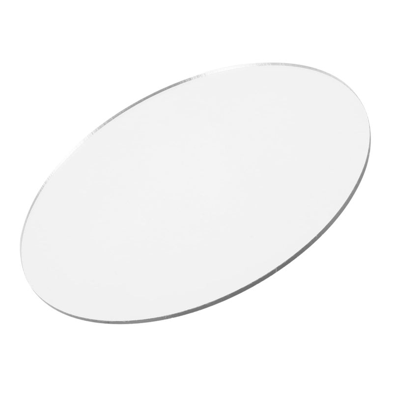 Acrylic Circle Mirror Display Studio Photo Prop Lightweight Reflective - Image 2