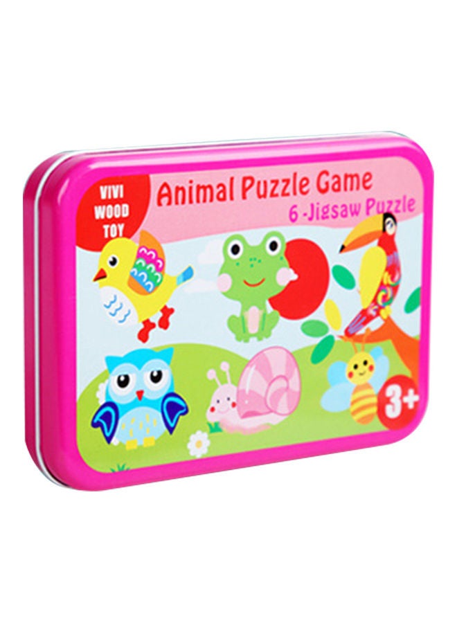 6-Piece Animal Puzzle Game Set
