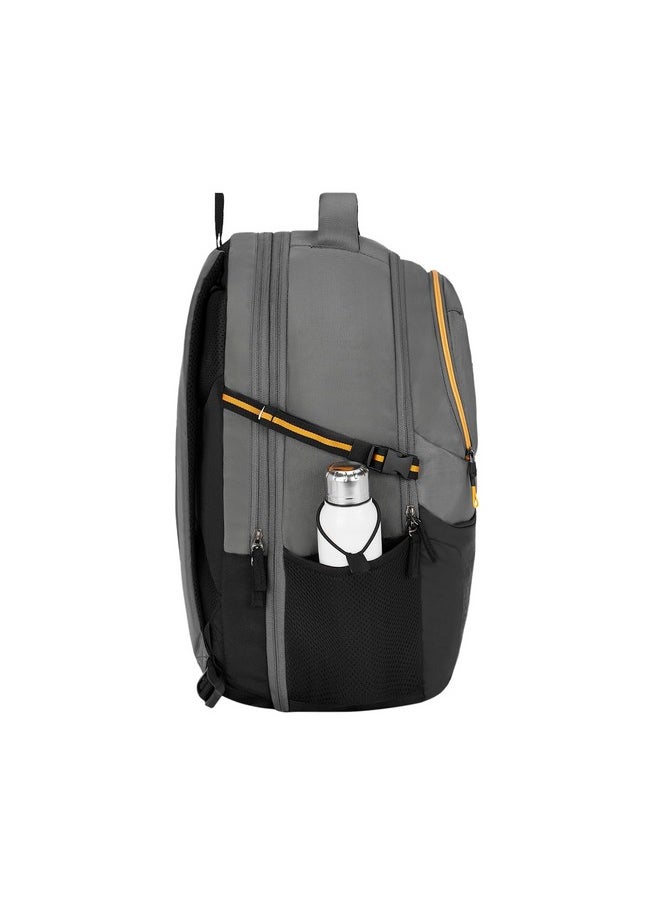 Safari Safari Expand 12 Casual Laptop Compatible Backpack, 3 Compartments with Side and Front Pocket, Padded Back & Shoulders, Expandable, 43L, Grey  - Image 5