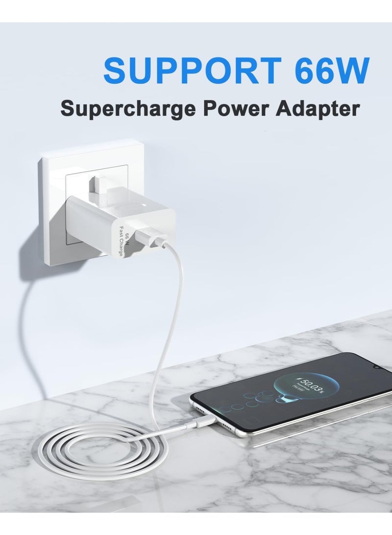 Starwell 66W SuperCharge USB C Power Adapter with 6A Fast Charging Cable Compatible with Honor X9c X5b X7b Magic6 7 Lite Pad X9 9 Huawei Phones/Tablets - Image 2