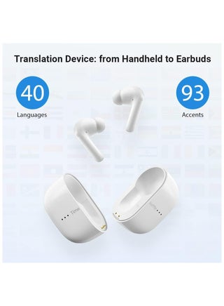 M3 - Two-Way Instant Translation, Language Translator Device with 40 Languages ​​and 93 Accents Online, Offline Translator Earbuds - view 3