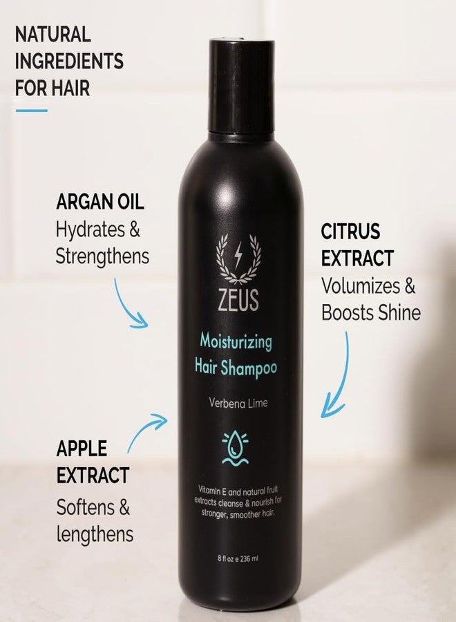 ZEUS Daily Moisturizing Shampoo for Men with Natural Fruit Extracts to Cleanse, Strengthen, Hydrate, Nourish and Smooth Hair for Lasting Strength & Shine (Made in USA) 8 oz. - Image 2