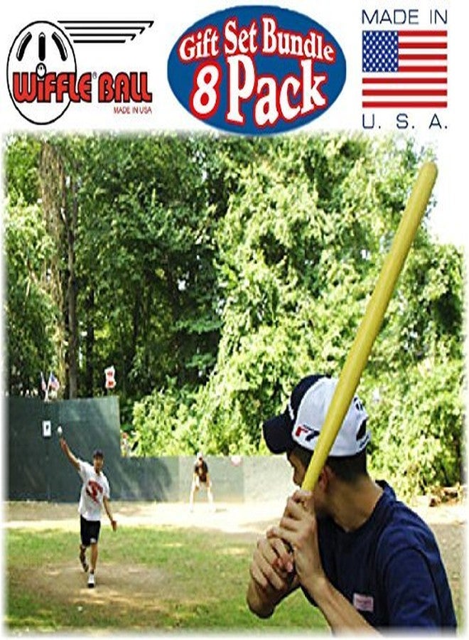WIFFLE Ball 6 Baseballs Official Size 6 Pack Ball 32" Bats 2 Pack Set - Image 3