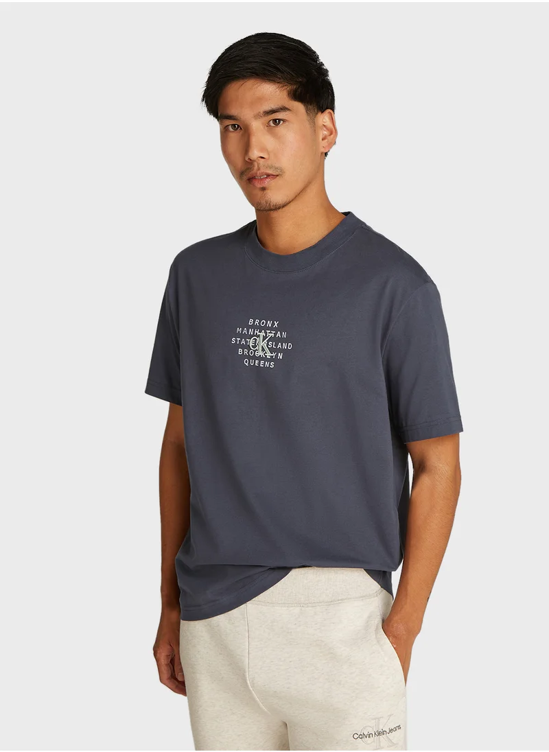 كالفن كلاين جينز NYC STAMP GRAPHIC TEE